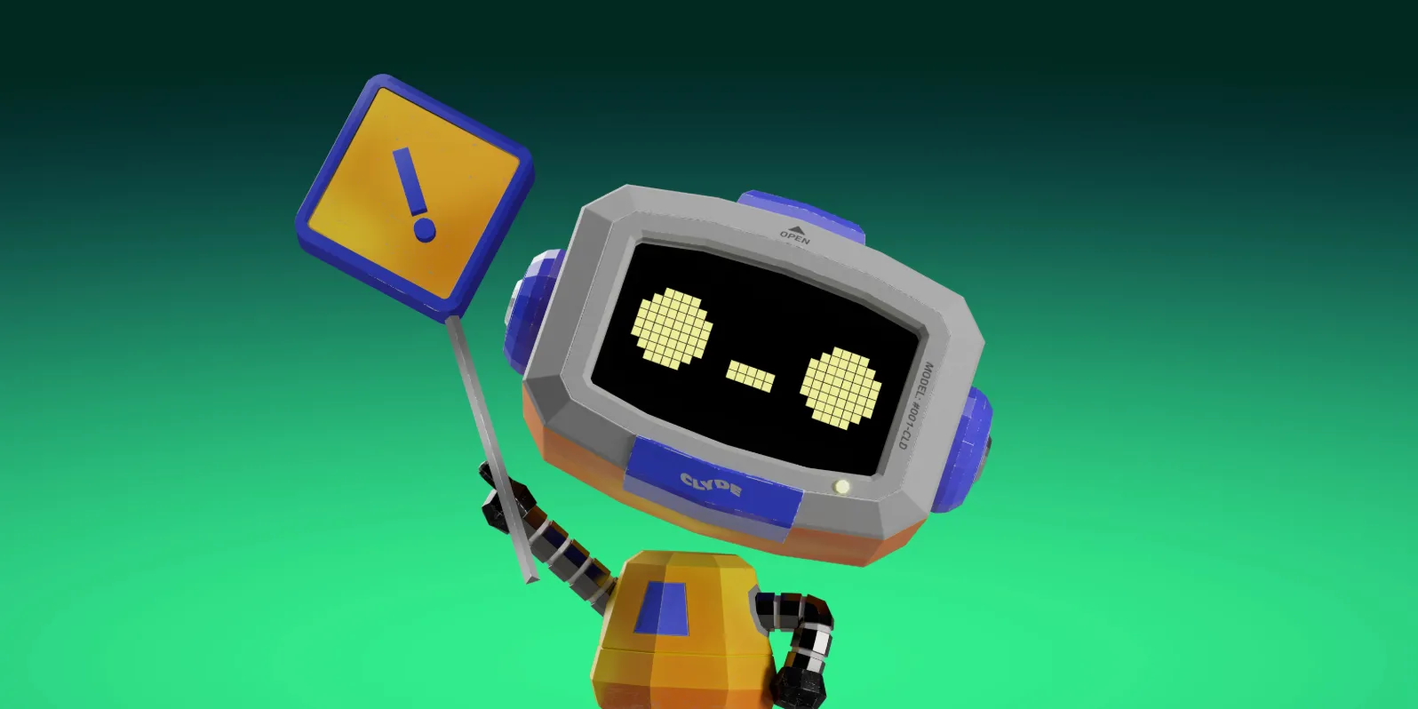Linh vật robot Discord cầm biển báo an toàn, minh họa cho tính năng Ignore mới về quản lý tương tác trực tuyến