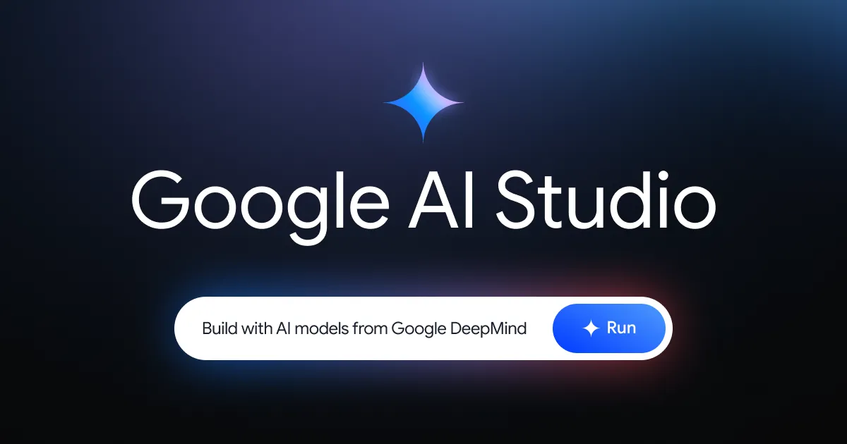 Logo Google AI Studio của Google, biểu tượng nền tảng phát triển AI