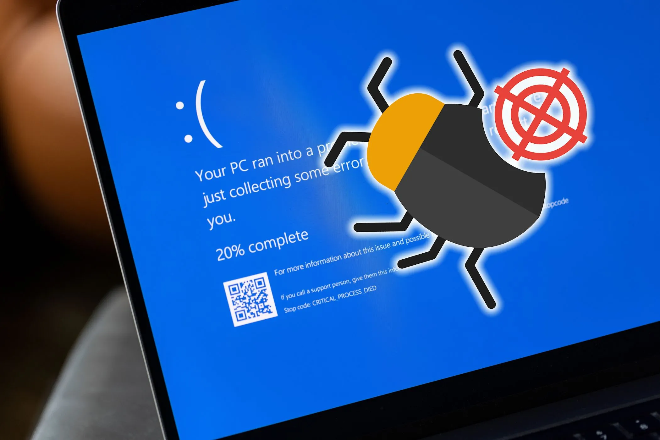 Lỗi màn hình xanh chết chóc Windows liên quan đến phần mềm và bug