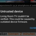Màn hình báo lỗi "Something went wrong" trên thiết bị Chromecast thế hệ 2