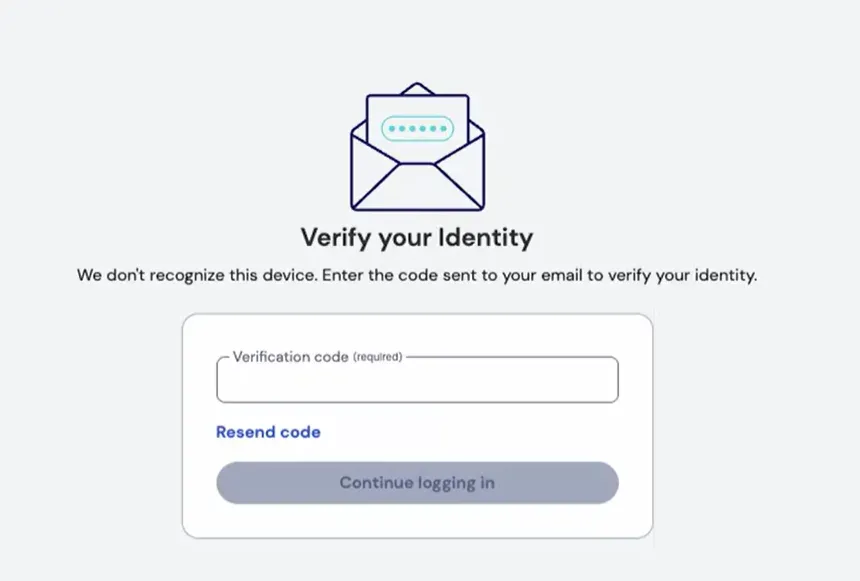 Màn hình cấu hình xác thực hai yếu tố (2FA) của Bitwarden qua email.