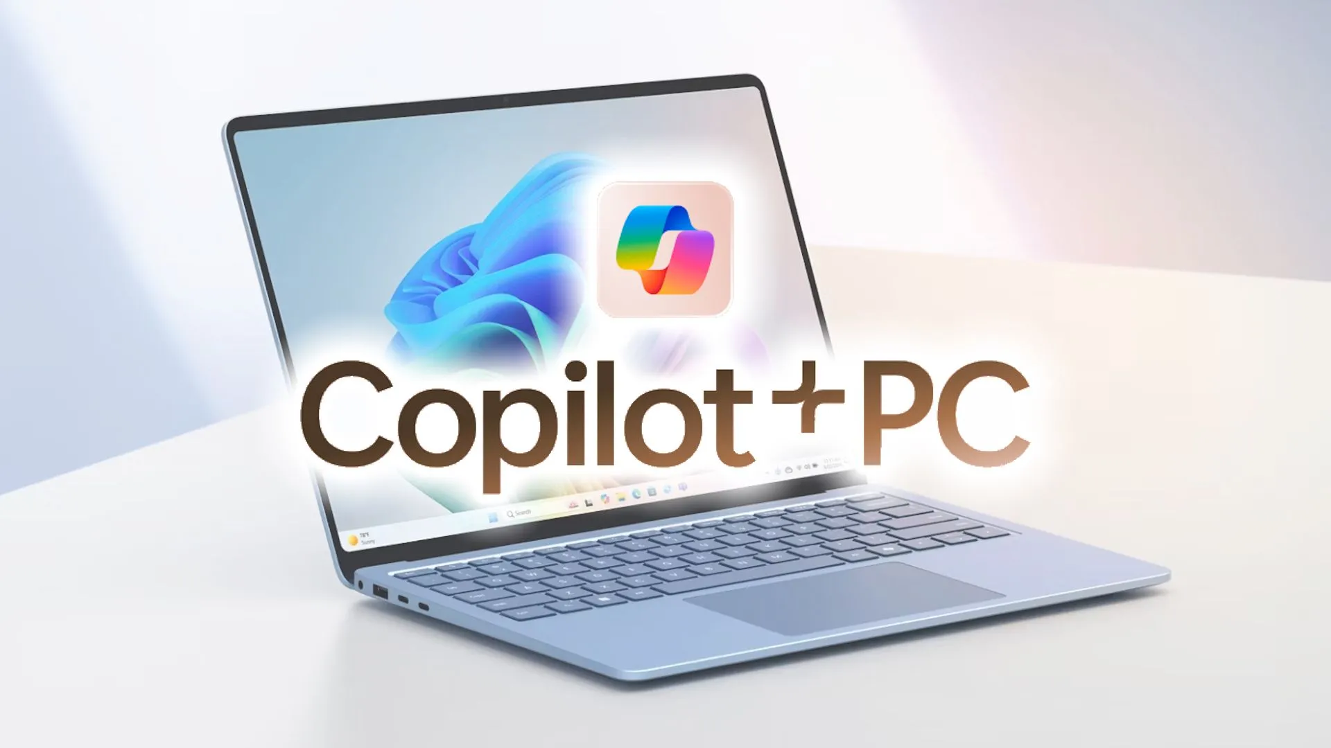 Máy tính xách tay Microsoft Surface AI với logo Copilot mới nhất