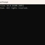 menu tùy chọn khi nhấp vào biểu tượng Command Prompt ở góc trên bên trái cửa sổ CMD