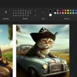 Minh họa hình ảnh được tạo bằng tính năng Cocreator trong Paint trên Copilot+ PC