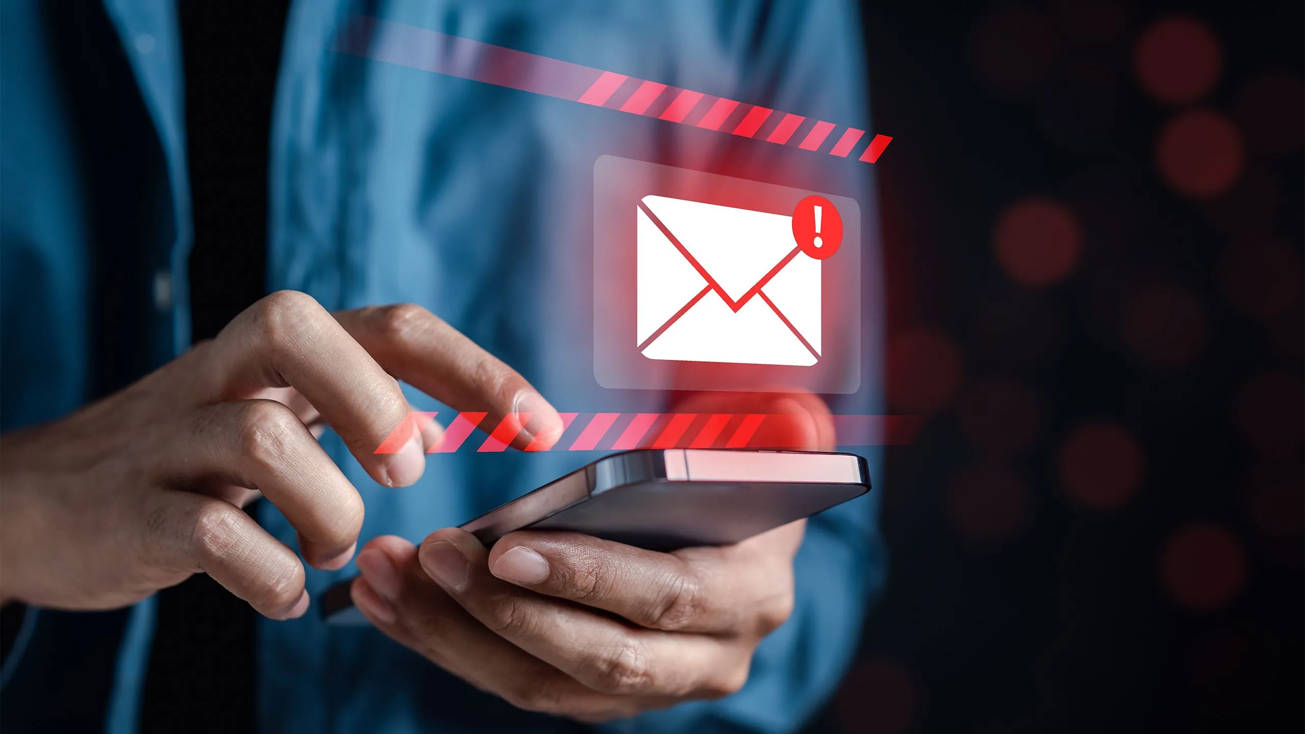 một email lừa đảo trong hộp thư đến Gmail