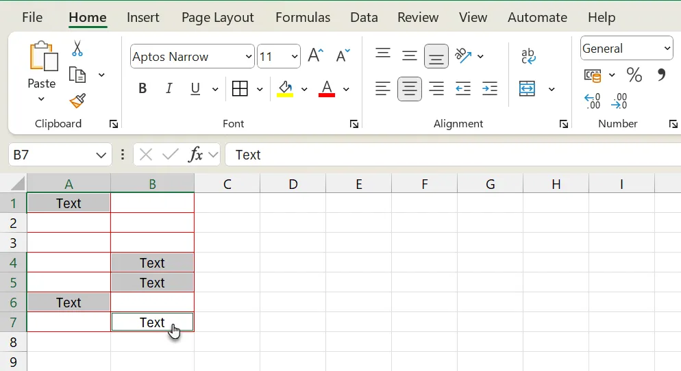 Nhập cùng một dữ liệu vào nhiều ô trong Excel bằng cách chọn và nhấn Ctrl + Enter