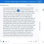 Otter AI giao diện hiển thị bản ghi âm cuộc họp