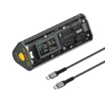 Pin sạc Shargeek 170 với vỏ ngoài trong suốt, hiển thị linh kiện bên trong