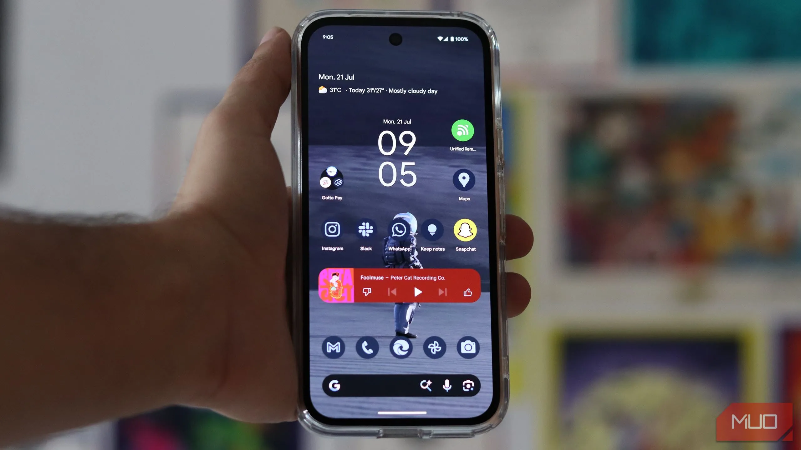 Pixel Launcher trên Pixel 9a