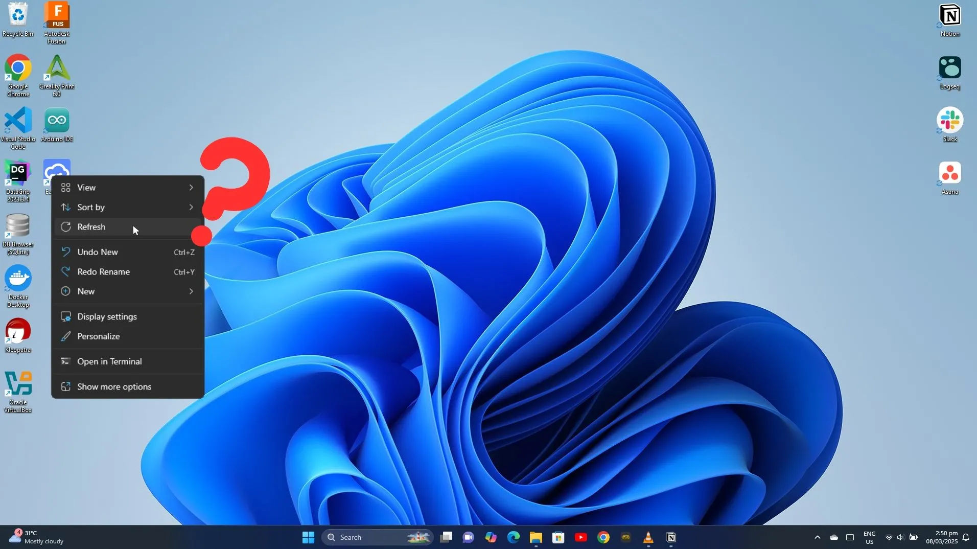 Prank desktop screenshot làm hình nền ẩn icon và taskbar