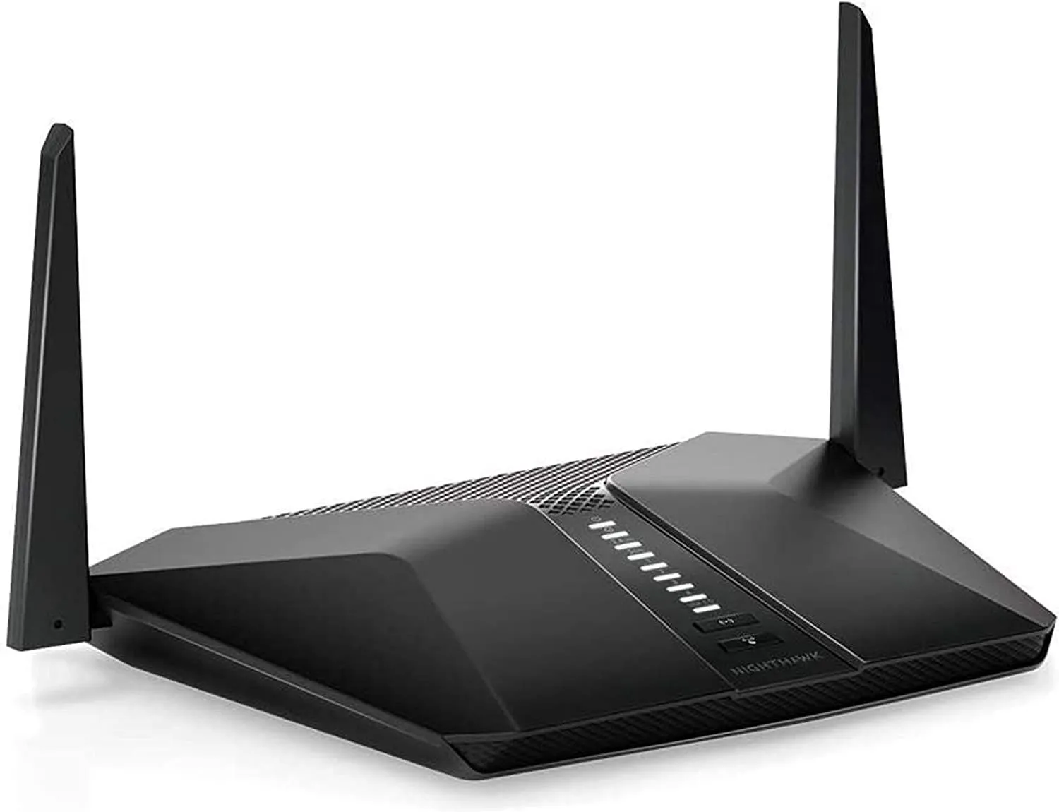 Router NETGEAR Nighthawk AX4 màu đen, một lựa chọn thay thế mạnh mẽ cho TP-Link, thể hiện hiệu suất Wi-Fi cao.