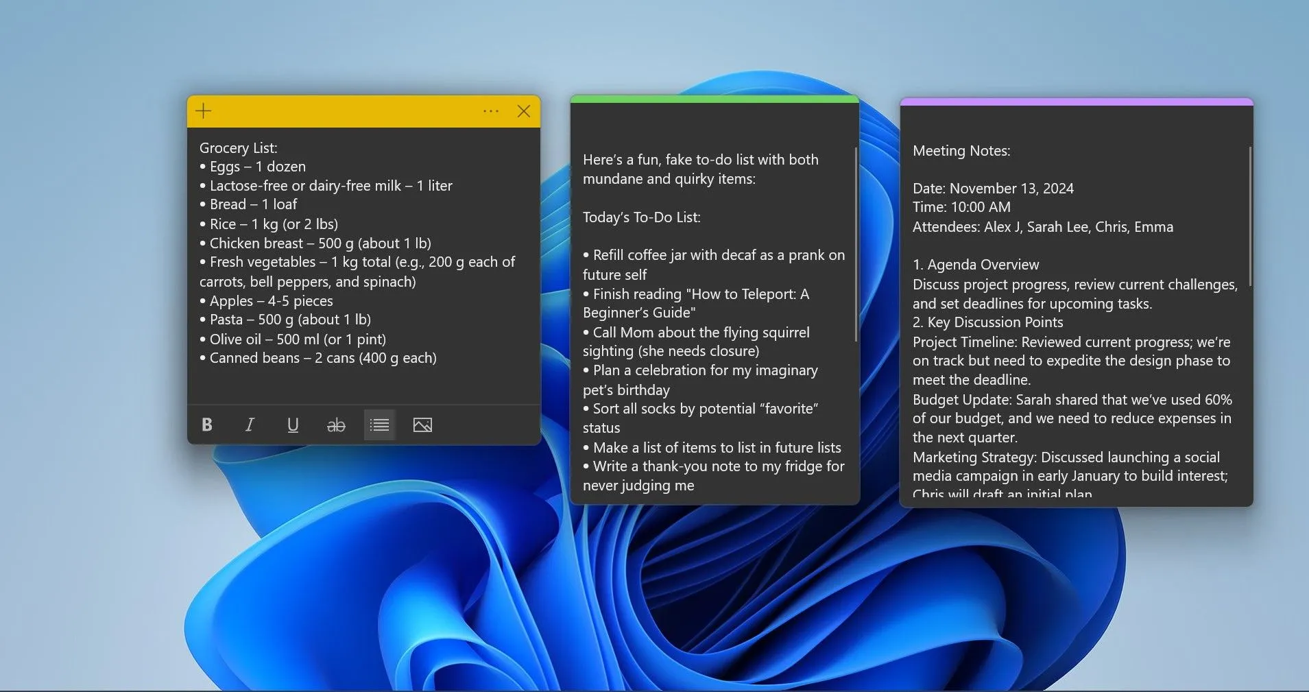 Sắp xếp các tác vụ với ứng dụng Sticky Notes trên Windows