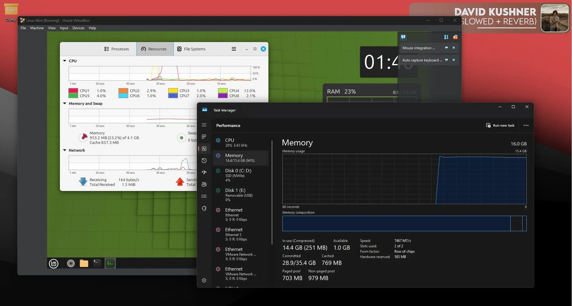 So sánh hiệu năng vượt trội của Linux Mint so với Windows trên giao diện máy tính để bàn