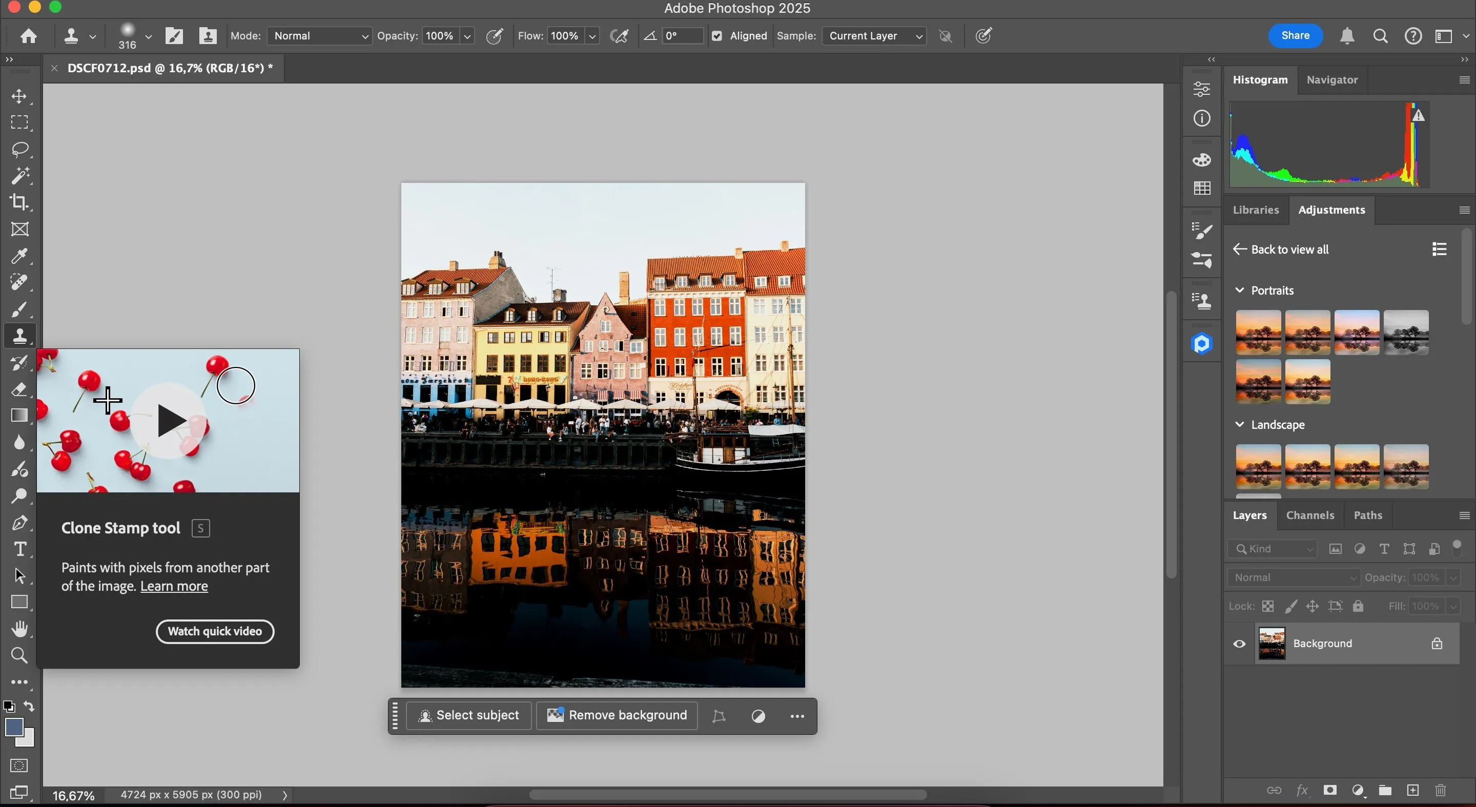 Sử dụng Công cụ Sao Chép trong Adobe Lightroom
