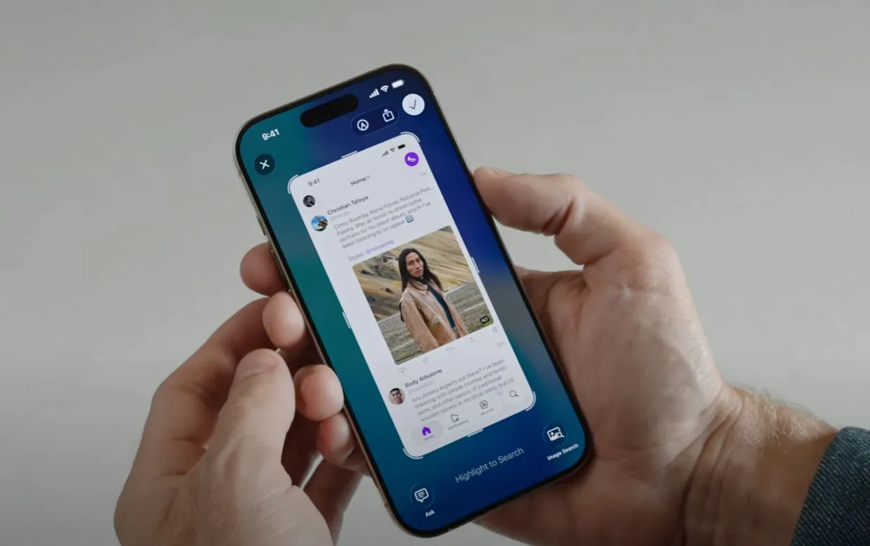 Sử dụng tính năng Trí Tuệ Thị Giác trên iOS 26 để tìm kiếm thông tin vật thể