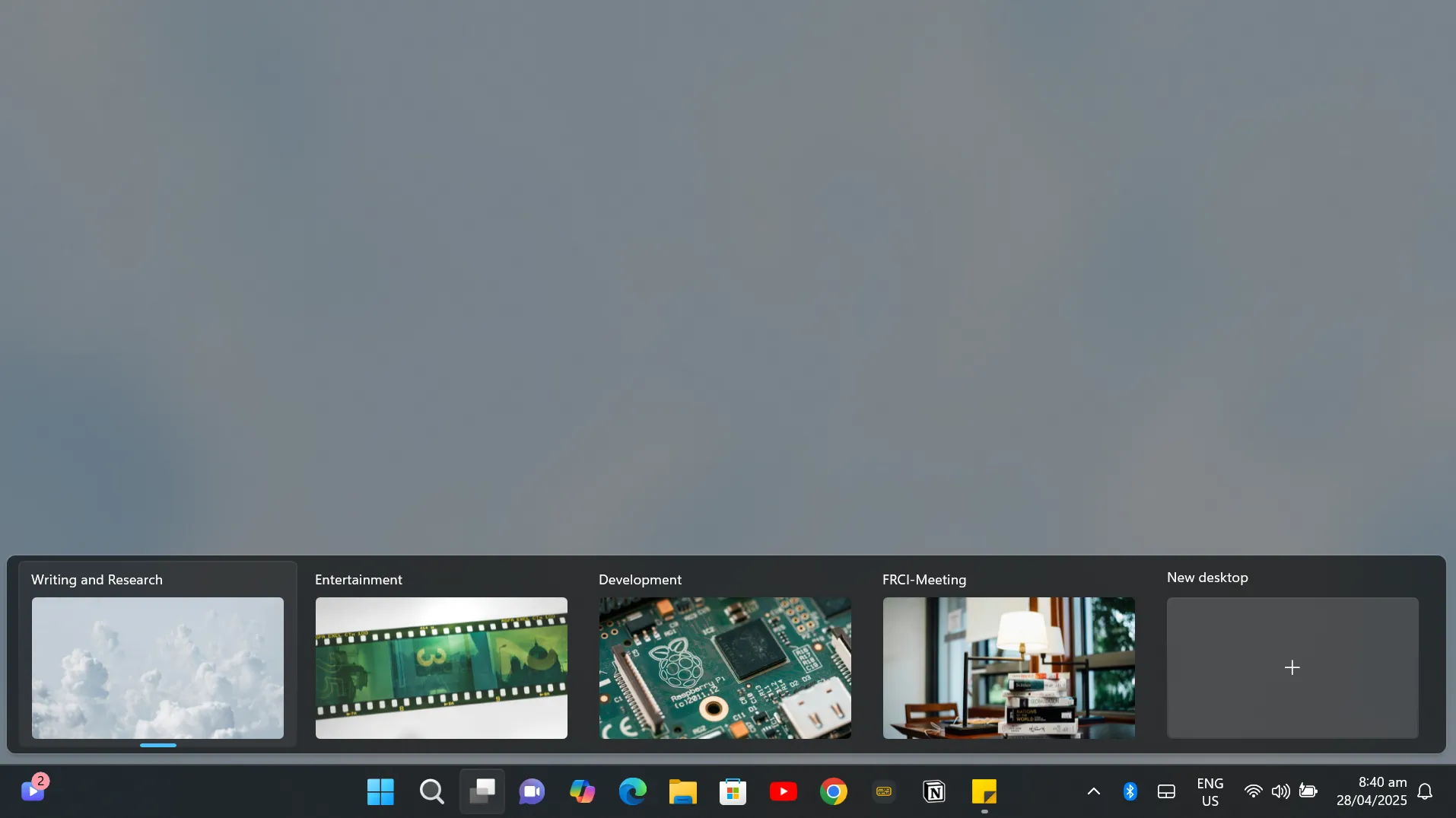 Sử dụng Virtual Desktops để quản lý các tác vụ hiệu quả trên Windows