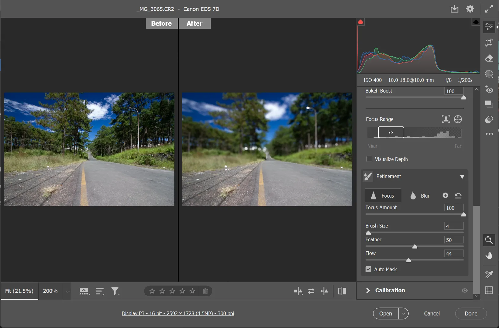 Tăng cường chiều sâu cho ảnh phong cảnh bằng Lens Blur trong Photoshop