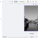 Tạo màu cho ảnh đen trắng trong ứng dụng Canva
