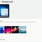 Thay đổi hình nền Windows 11 sang hình nền Windows 10
