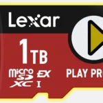 Thẻ nhớ Lexar Play PRO microSD Express 1TB với logo microSD EX