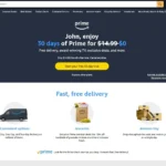 Thẻ thành viên Amazon Prime thể hiện các ưu đãi