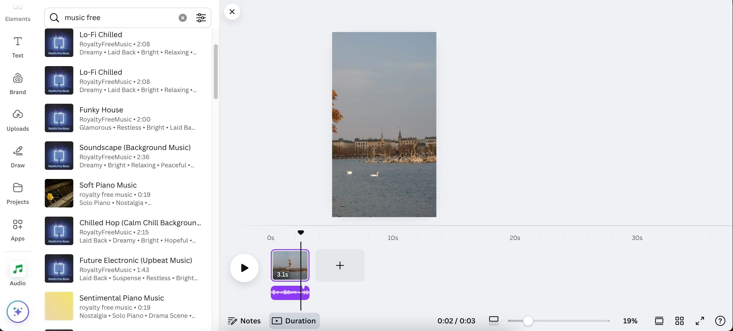 Thêm nhạc vào video dễ dàng trên nền tảng Canva