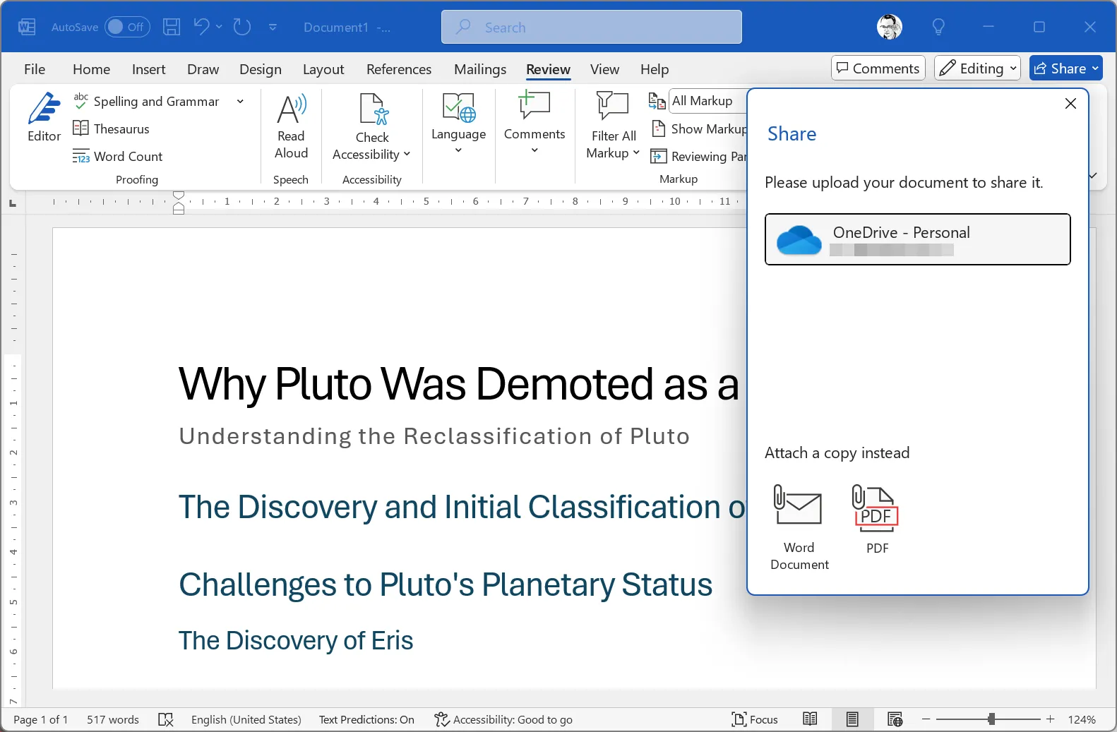 Tính năng Share and Collaborate (chia sẻ và cộng tác) trong Microsoft Word hỗ trợ làm việc nhóm