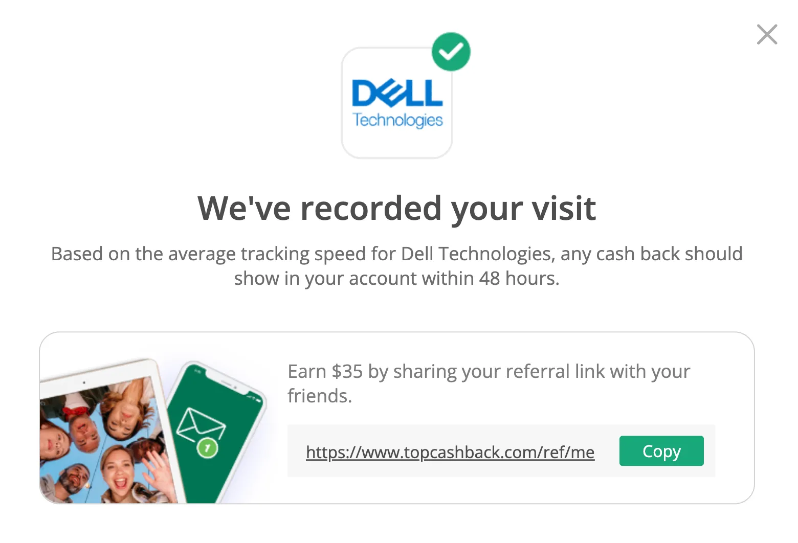 TopCashback cung cấp chương trình hoàn tiền khi mua sắm tại Dell