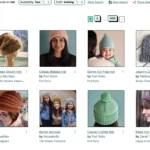 Trang dự án Ravelry hiển thị 10 mẫu mũ len đan móc miễn phí, đa dạng kiểu dáng