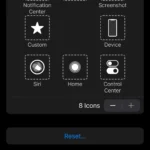 Tùy chỉnh AssistiveTouch để thêm Chụp ảnh màn hình