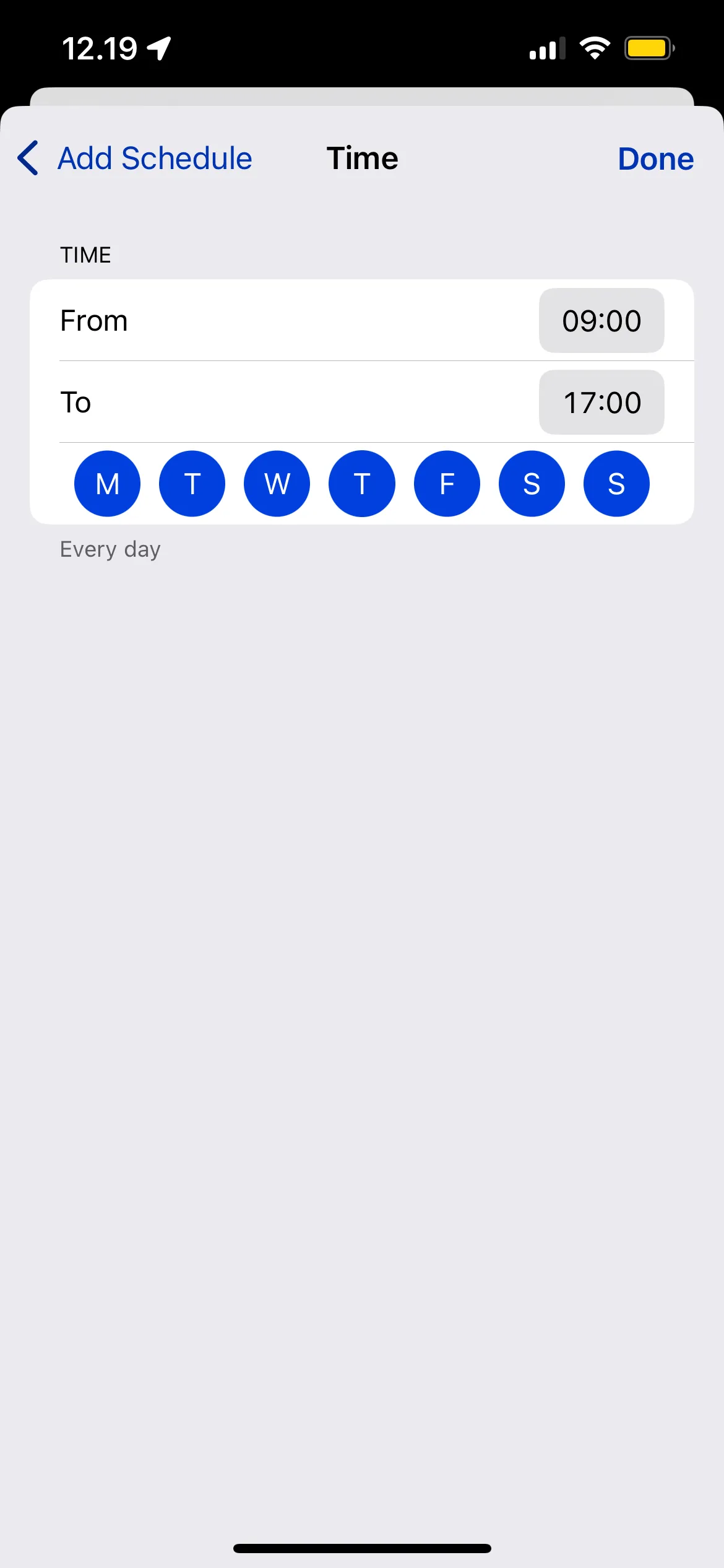Tùy chỉnh lịch trình Chế độ Tập trung trong Apple