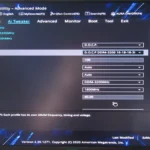 Tùy chọn cấu hình DOCP (XMP/EXPO) được chọn trong BIOS/UEFI để ép xung RAM