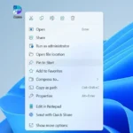 Tùy chọn 'Ghim vào Start' trong menu chuột phải Windows