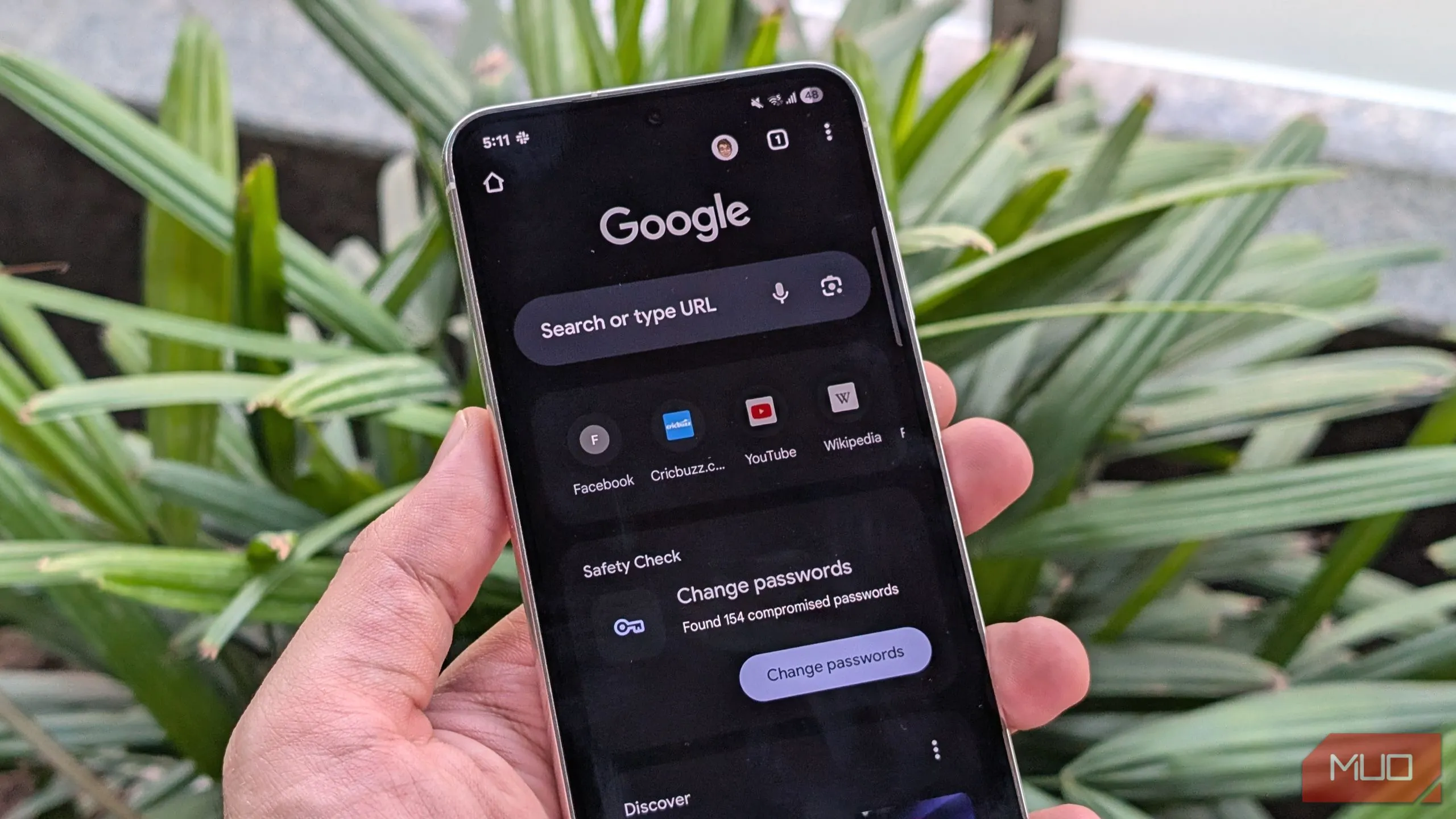 Ứng dụng Google Chrome trên điện thoại Android