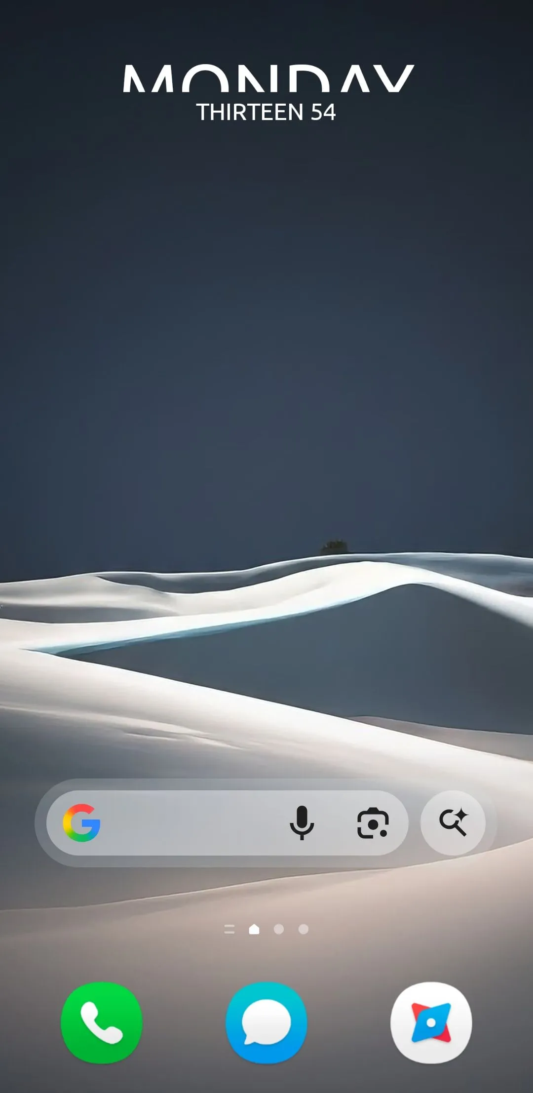 Widget tùy chỉnh được tạo bởi KWGT trên màn hình chính Samsung