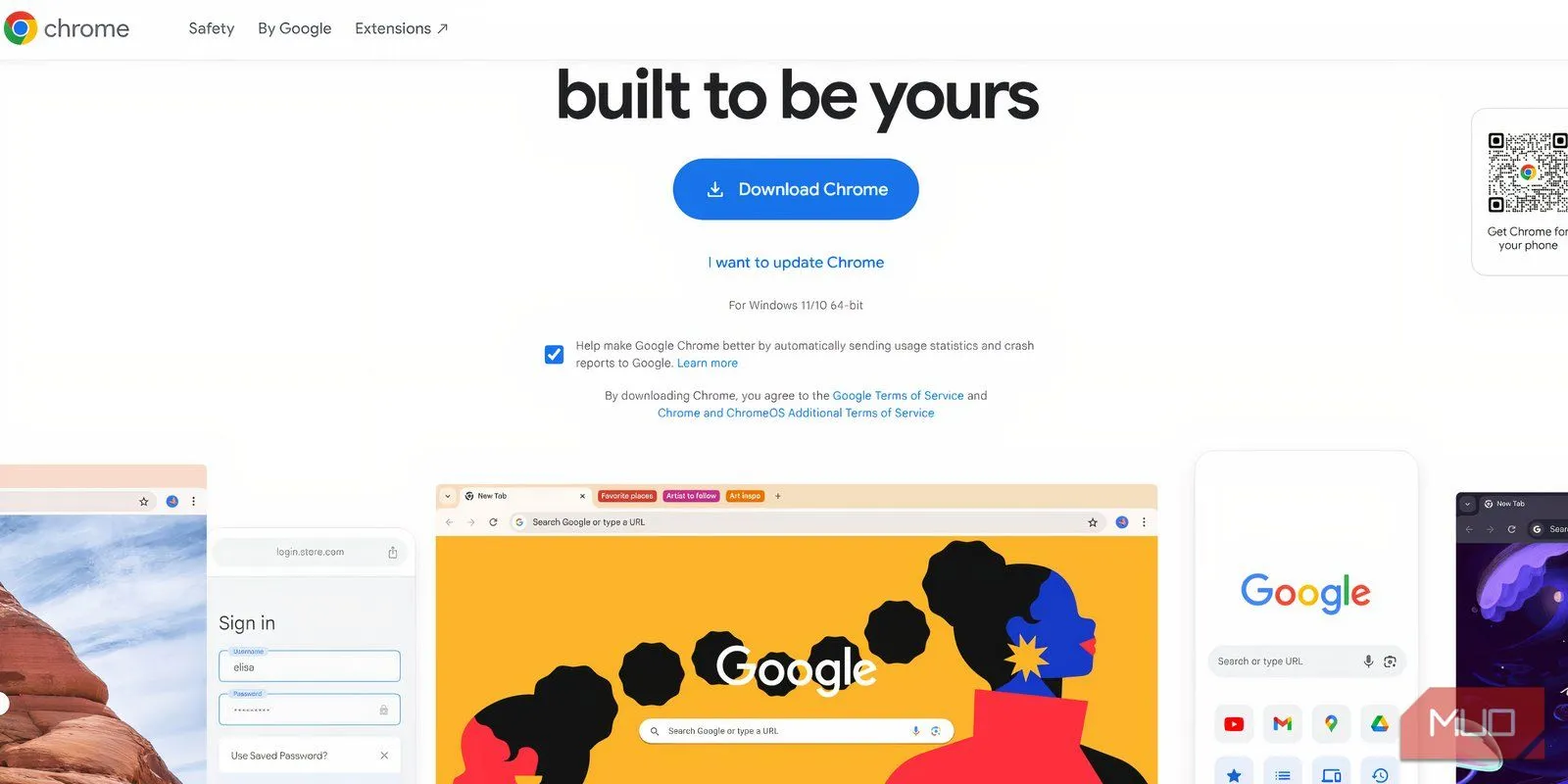 Xóa chữ trên trang tải Chrome bằng Generative Erase trong Photos