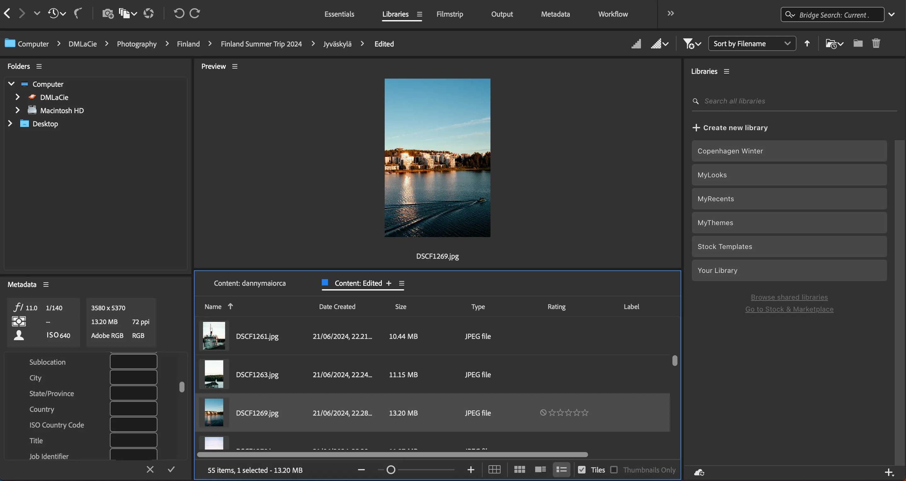Xóa thông tin vị trí ảnh bằng Adobe Bridge