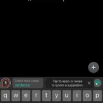 Bàn phím Grammarly hiển thị lỗi chính tả được phát hiện