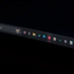 Biểu tượng trên thanh Taskbar Windows 11 sau khi được co giãn tự động