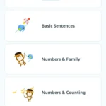 Các ngôn ngữ đa dạng có sẵn để học trong ứng dụng Ling, bao gồm nhiều ngôn ngữ châu Á và Đông Âu ít phổ biến trên các nền tảng khác.