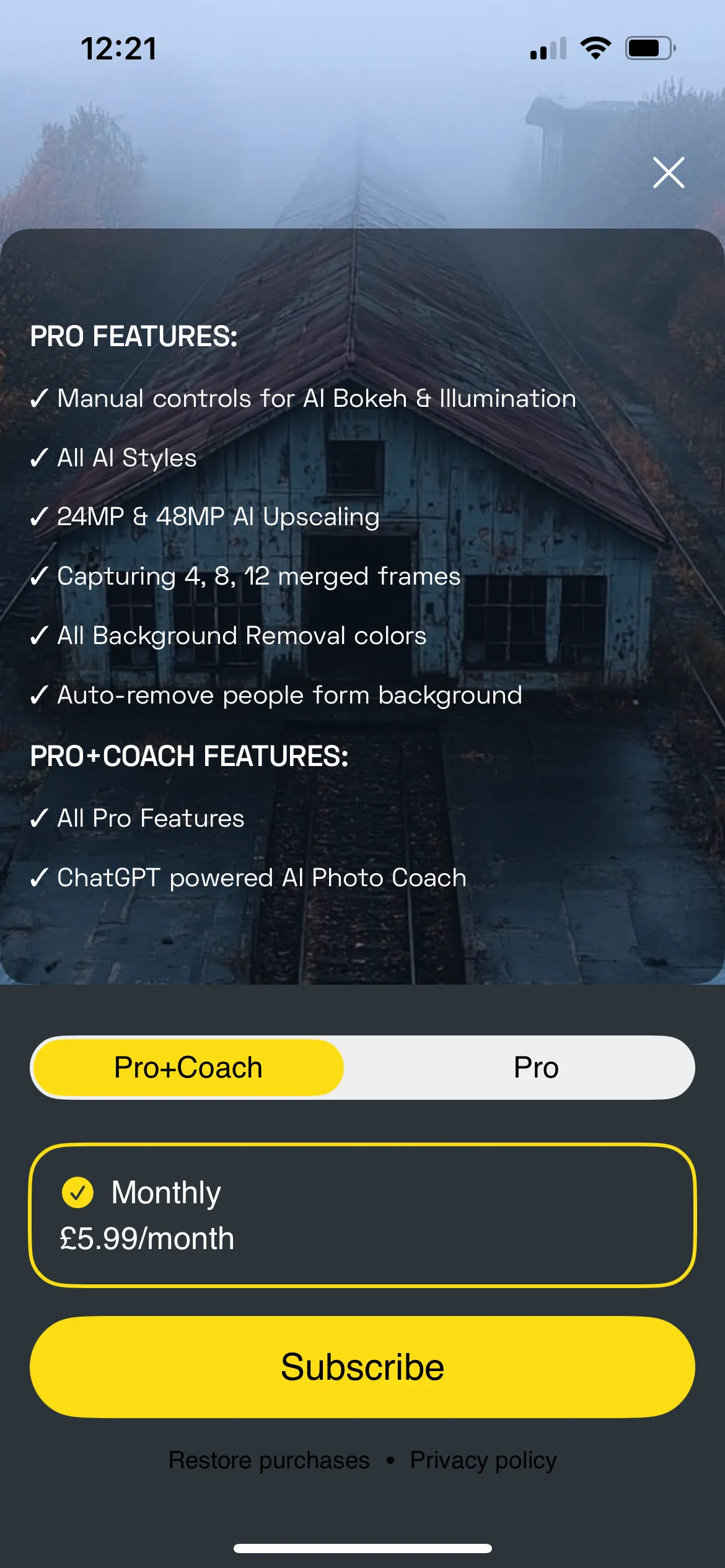Các tính năng NeuralCam Pro và PhotoCoach