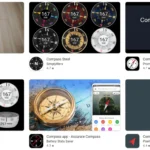 Các ứng dụng la bàn khác nhau trên cửa hàng ứng dụng smartphone Android và iOS