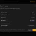 Cài đặt riêng tư hồ sơ Plex trên trang quyền riêng tư