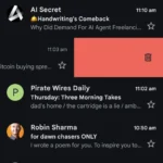 Cử chỉ vuốt sang phải để lưu trữ email trong ứng dụng Gmail