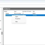 Cửa sổ Event Viewer hiển thị tùy chọn Operational log trong PrintService để kích hoạt ghi nhật nhật ký in.