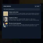 Danh sách các bài viết đã thích trên WikiTok