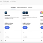 Giá đăng ký Photoshop và Pixlr