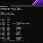 Giao diện cửa sổ Command Prompt (CMD) trên Windows 11 hiển thị các lệnh dòng lệnh cơ bản.