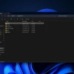 Giao diện File Explorer Windows 11 hiển thị thư mục inetpub trống rỗng sau bản cập nhật hệ thống.