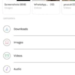 Giao diện Files Go chia sẻ tệp qua mạng cục bộ